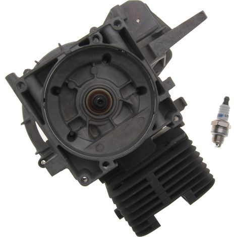 Jardiaffaires – Moteur thermique complet pour débroussailleuse Stihl FS120 – Cylindrée 35mm – Vilebrequin avec roulements – Remplace 4134 020 1213 (1/3)