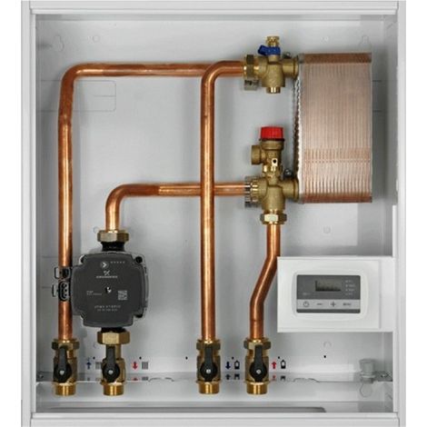 Module hydraulique MODULFIT biomasse C1 chauffage seul avec circulateur - THERMADOR GHBC1C