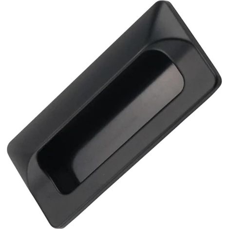 Maniglie a incasso per mobili, maniglie in metallo, maniglie a incasso per cassetti, finitura opaca 11x5 cm Casa e giardino, nero - confezione da 2 (1/5)
