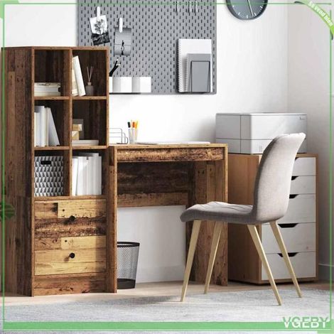 Bureau - ABI - Bois ancien - 70 x 40 x 76 cm - Durable - Design moderne (1/5)
