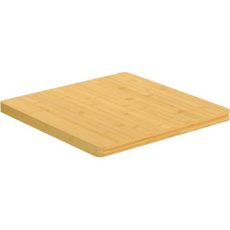 Dessus de table Dessus de bureau Plateau de table 60x60x2,5 cm bambou