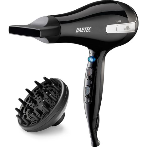 IMETEC Asciugacapelli Ionico K7 Nero (1/4)
