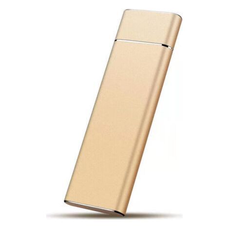 Disque dur externe SSD portable haute vitesse 64 Go - 1 To - Or accessoires informatiques (1/3)