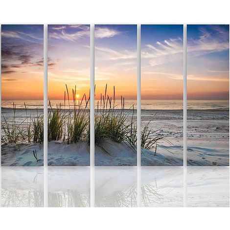 Tableau l'herbe sur la plage - 150 x 100 cm (1/5)