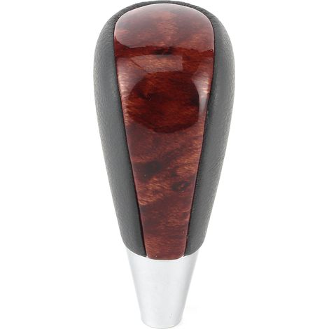 Manche de vitesse automatique pour Lexus ES240/250/300/350 2005-2014, accessoire auto modifié en cuir gris et bois de pêche (1/5)