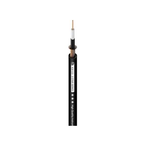 Cable Audio Desbalanceado 0,22mm Negro Adam 3 Star (100m) K3i122