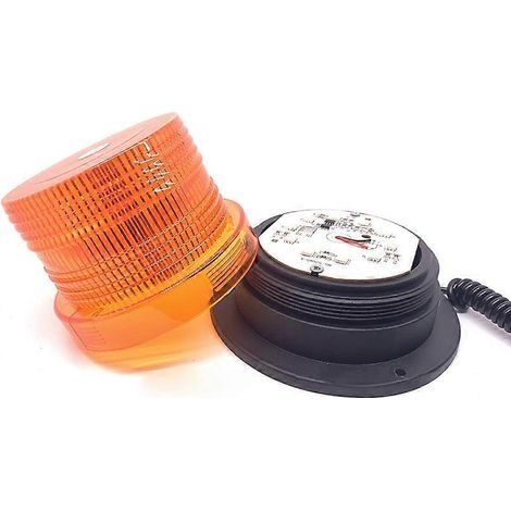 Balise lumineuse clignotante de signalisation 13200LM LED à faible consommation, stroboscope de sécurité jaune pour usine