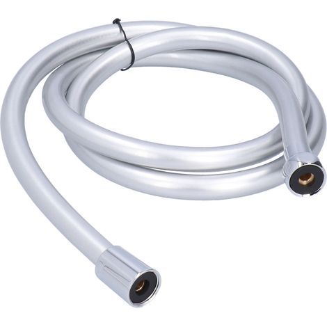 Tuyau de Douche, Argent 1.5m / 59.01in Tuyau de Douche à Main G1/2in pour Douche pour Salle de Bain (1/5)