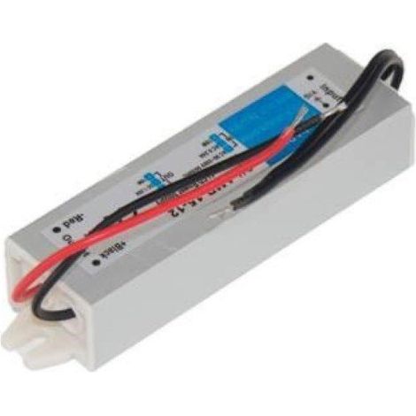 Silamp – Transformateur pour luminaire 12V 15W DC 1.25A étanche IP67 – Alimentation pour rubans LED – Applications industrielles (1/2)