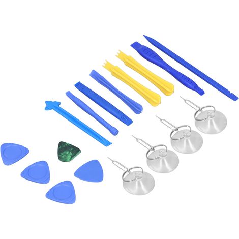 5-teiliges Elektronikreparatur-Werkzeugset, dreieckiger Kunststoffspatel, Öffnungshebel zum Zerlegen von Smartphones, Tablets und Konsolen, dünn und robust. (1/5)