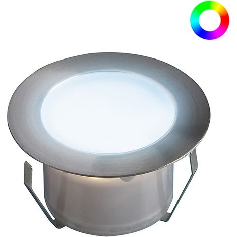 10 Spots LED à Encastrer - RGB - Telecommande + Transformateur 30W - SOFIA - Ø45mm - Ø perçage 31mm - Plug & Play - Basse Intensité (1/4)