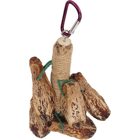 Jouets à mâcher pour perroquets, en forme de carambole, pour lutter contre l'ennui. (1/3)