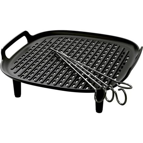 Philips Home HD9926 00 BBQ-Set Schwarz Metall