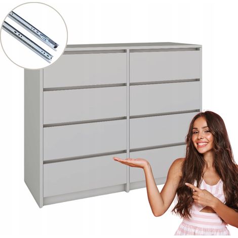 Cassettiera Kashmir - Montaggio facile 120x98,2x43 cm (1/5)