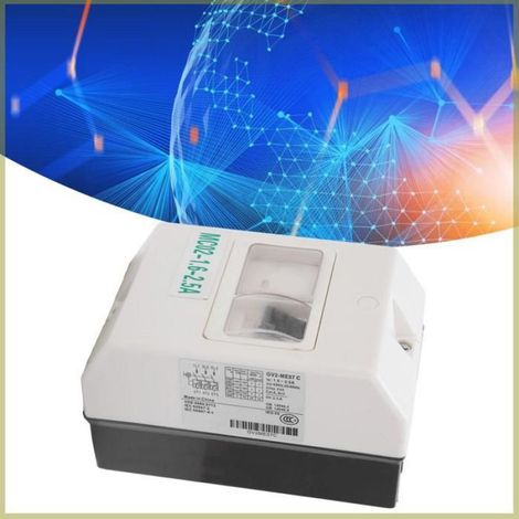 Disjoncteur de de Moteur MC02 1.6 2,5a, étanche ABS IP55, Moteur électrique 220V 380V 50 60Hz (1/4)