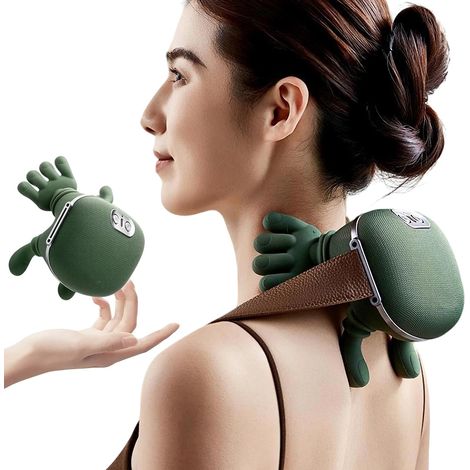 Appareil de massage cervical - Masseur de nuque - Massage de la nuque - Appareil de massage - Massage de la nuque - ABS - Vert (1/5)