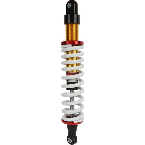Amortisseur de moto avec entraxe de 380 mm et amortissement réglable pour motos tout-terrain et quads de 90 à 250 cm³. (1/5)