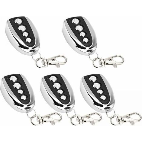 5pcs Remote Control Electric Garage Door Opener, 433MHz for Gate Cloning, Garage Cloning, Universal Electric Garage Door Opener (1/5)