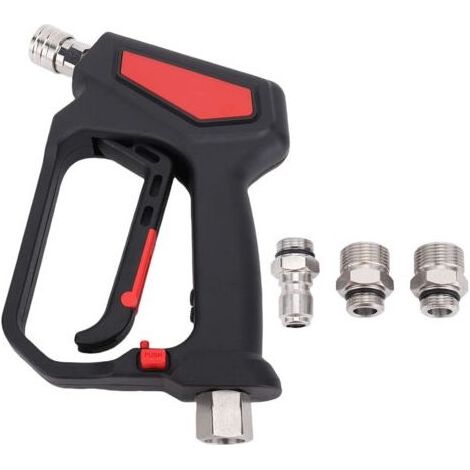 Pistolet de nettoyage haute pression 5800 PSI 10,5 GPM avec jet haute pression puissant et connecteur M22-14, M22-15, 3/8 (1/5)