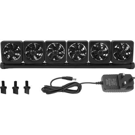 Professioneller, leiser Aquarium-Lüfter, Mini-Hänge-Aquarienkühler, UK-Stecker (1/5)