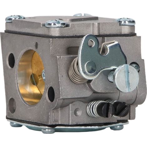 Kit de carburateur, bougie d'allumage, cartouche filtrante, interrupteur et câble de connexion pour tronçonneuse Husqvarna 266 (1/5)