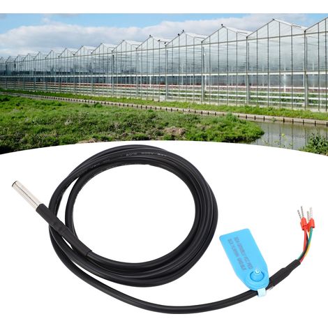 Sonde de température et d'humidité du sol numérique haute précision FS304-SHT4X : boîtier en acier inoxydable, étanche et résistante à la corrosion, sortie I²C 3,3 V CC (1/5)