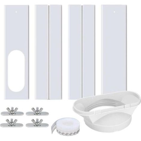 Kit de fenêtre de climatiseur portable avec joint de fenêtre réglable de coupleur pour unité AC Adaptateur de fenêtre 135 mm (1/4)