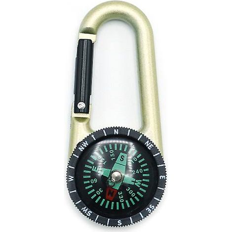 Boussole mousqueton unisexe adulte 6,8 x 3 cm (1/4)