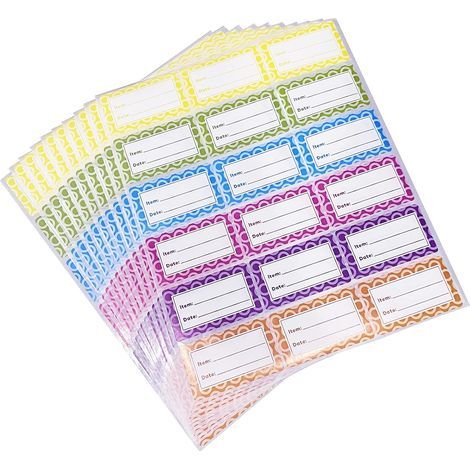 180 pieces, 6x3.5cm, Easy-peel freezer labels, removable labels for storing frozen food, paper labels for refrigerator and freezer (1/5)