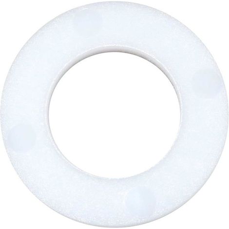 C48564 - Lot de 100 Rondelles plates en polyamide/PA/nylon M8 Ø extérieur 16mm épaisseur 1.7mm - DIN 125 (1/3)