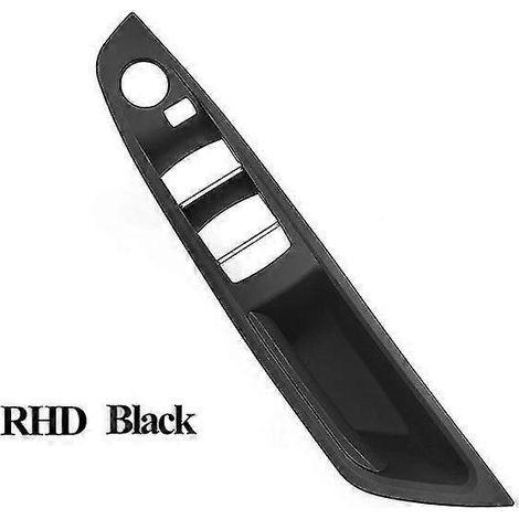 Cache de poignée de porte intérieure côté conducteur (LH/RH) pour BMW Série 5 F10 F11 F18 520 523 525 528 530 - Noir, beige, gris, rouge, marron - Poignée de porte intérieure - Conduite à droite (RH) (1/5)