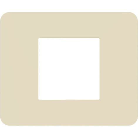 Placca 2 moduli Ivory Avorio serie MatixGo BTICINO JA4802TI