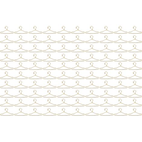 100 cintres en métal exquis et adorables pour vêtements de poupée, accessoires pour vêtements de poupée, cintres dorés (1/5)