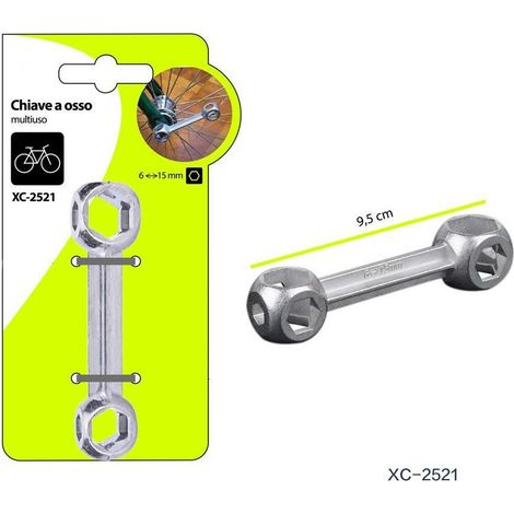 Wisdom - Chiave A Osso Con Fori Esagonali Multiuso Strumento Riparazione Per Bici Xc-2521 -