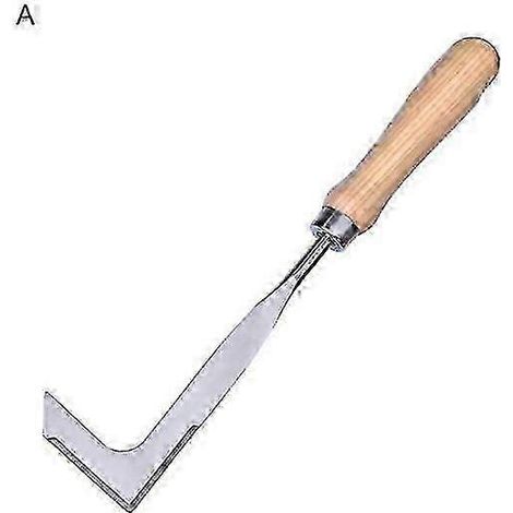 Houe de jardin universelle compatible avec support de table en métal, arracheuse de mauvaises herbes manuelle résistante aux fissures, compatible avec les terres agricoles (1/5)
