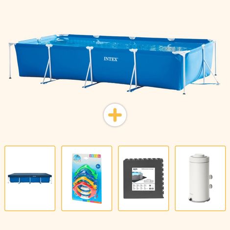 Intex Piscine Tubulaire Rectangulaire - 450x220x84 cm - 5-pièces S143 (1/5)