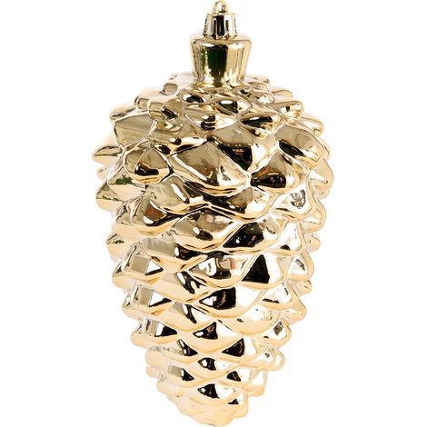 ARPIMEX Pigna Natalizia 9 x 17 Cm Plastica Oro
