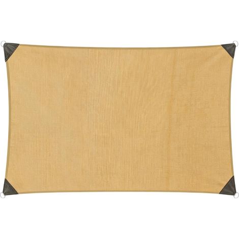 Auvent d'ombrage respirant avec protection UV et anneau métallique, idéal pour la plage, la terrasse, le jardin, le camping, les pique-niques, les fêtes au bord de la piscine, pour adultes, enfants et (1/5)
