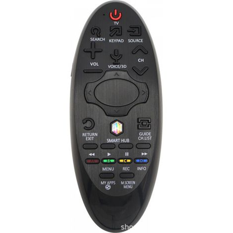 Télécommande 2 en 1 Télécommande Universelle pour Samsung TV Télécommande BN59-01184D 01181D 01182D 01185D 01182G Smart TV Télécommande 13.252.3cm Noir (1/4)