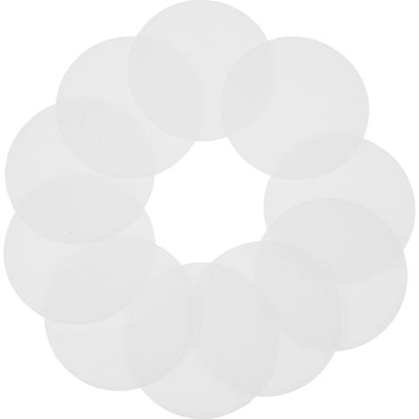 Diffuseur LED Rond - 20 Pièces - Plastique PC - Anti-Éblouissement - Salon Chambre - 5,90 cm Blanc (1/5)