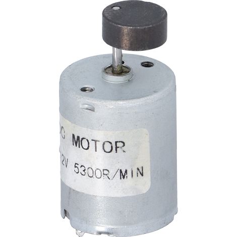 Moteur DC12V à vibrations, réducteur de vitesse, transmission avec roue excentrique 13x6mm, 5300 tr/min (1/5)