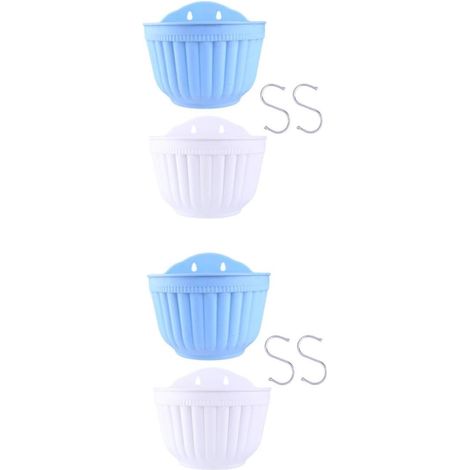 Sätze Wandhängende Blumentöpfe Resin Pflanzcontainer Für
