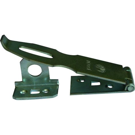 Porte-cadenas à recouvrement avec piton acier 100 x 40 mm - TORBEL INDUSTRIE