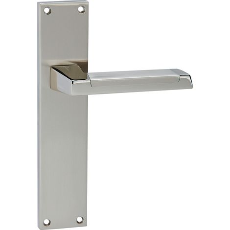 Manilla puerta zamak bicolor placa rectangular 620 230mm (1/5)