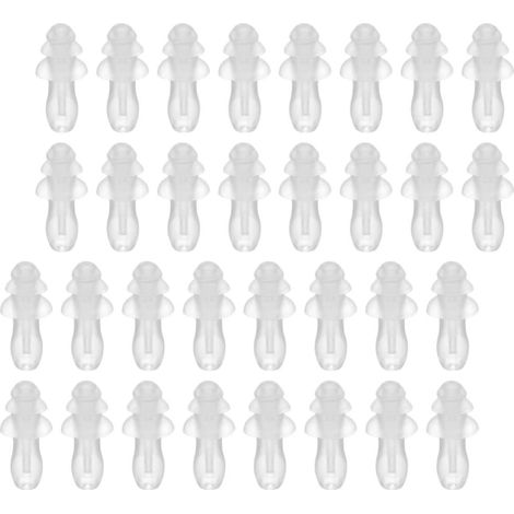 50paires Bouchons Oreille Silicone Réutilisables Antibruit Souples et Étanches Protection Auditive Confortable pour Chantier Concerts et Sommeil (1/5)