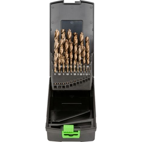 JBM54314 Estuche de brocas helicoidales 1–13 mm cobalto (1/4)