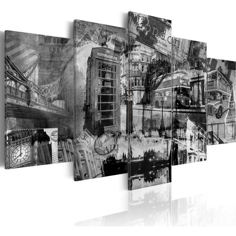 Quadro - Essenza di Londra: 5 pezzi - 200x100 (1/4)