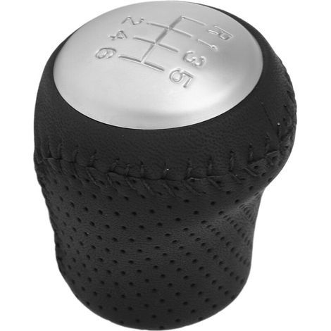 Pommeau de levier de vitesses manuel en cuir pour Nissan Qashqai J10 et X-Trail (modèles 2006-2013) (1/2)