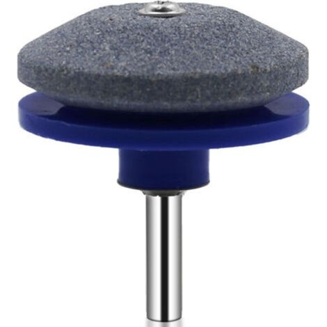 ALLIANDISAffûteur de lames de tondeuse à gazon - pour perceuses électriques portatives et outils de jardinage - Lot de 4, bleu (1/3)