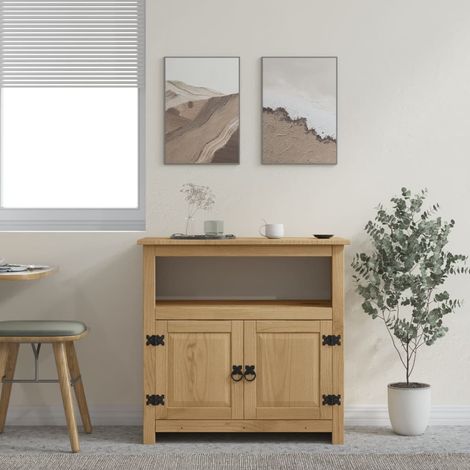 Meuble TV - Armoire de TV Banc TV pour Salon Gamme Corona pin mexicain 80x43x78 cm -FR86467 (1/5)
